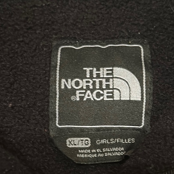 The North Face Kids Fleece Performance Full Zip Jacket Girls Black Size XL - Picture 5 of 7